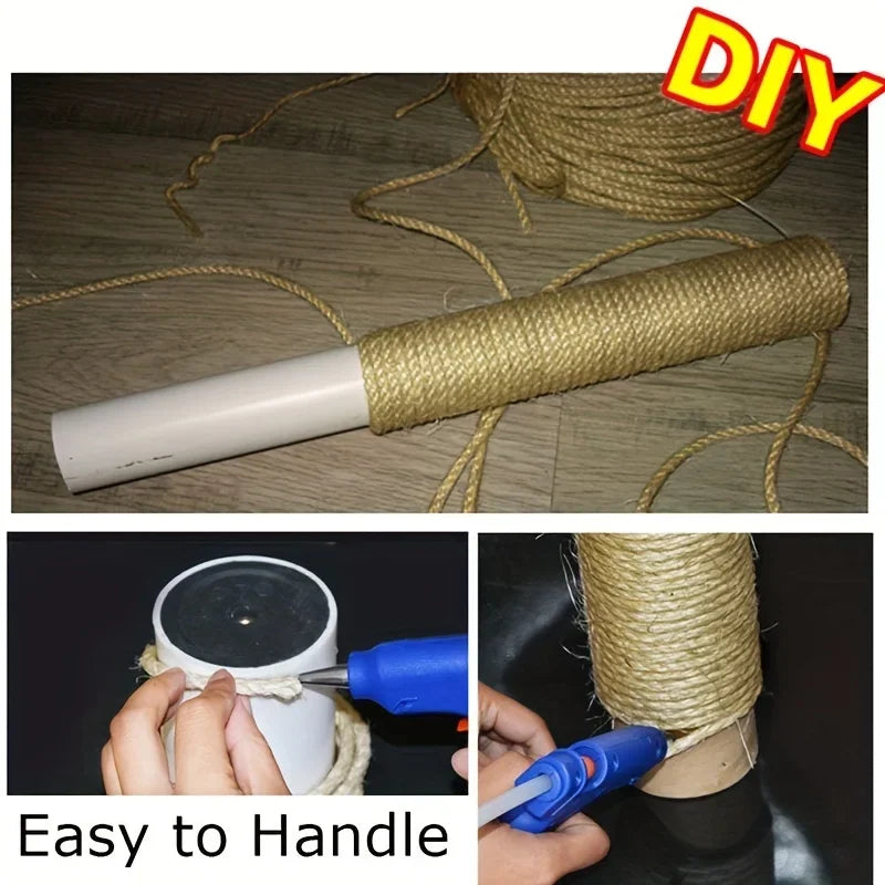 Corda EcoScratch | Sisal Natural para Gatos e Arranhadores DIY