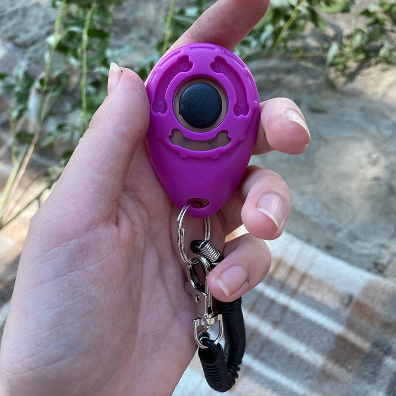 Clicker de Treinamento para Cães e Gatos | Som de Clique + Pulseira Ajustável