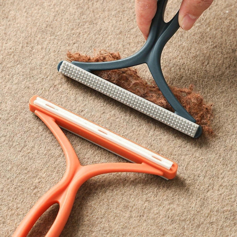 Removedor de Pelos 2 em 1 – Escova e Raspador para Roupas, Móveis e Carpetes | Almadebicho