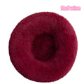 Cama Donut Calmante | Pelúcia Ultra Macia para Gatos e Cães de Pequeno Porte