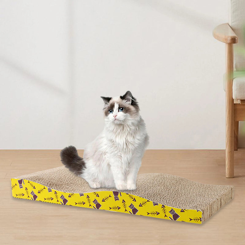 Sleep & Scratch Nest | Cama Arranhador de Papelão Ondulado para Gatos